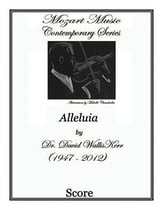 Alleluia Orchestra sheet music cover